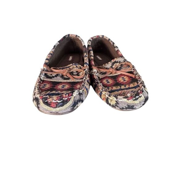 LAMO Women's Aztec Moccasin Slippers Size 9.5 Multicolor Casual - Picture 5 of 10